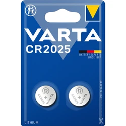 2 bateria de botão de lítio CR2025 3 V 