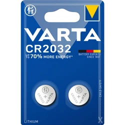 2 bateria de botão de lítio CR2032 3 V 