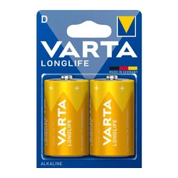 2 baterias alcalinas LR20/D 1,5 V Longlife 