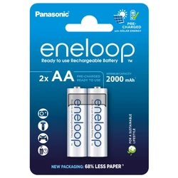 2 baterias recarregÃ¡veis NIMH AA 1,2 V 2000 mAh