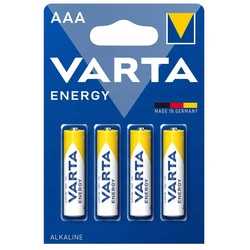 4 baterias alcalinas LR03/AAA 1,5 V Energy 