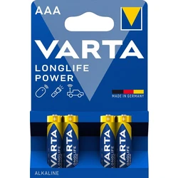 4 baterias alcalinas LR03/AAA 1,5 V Longlife Power 1250 mAh