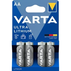 4 baterias de lÃ­tio LR6/AA 1,5 V Ultra 