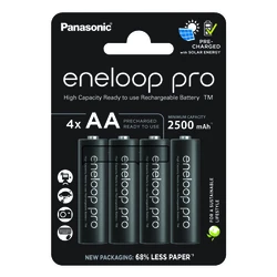 4 baterias recarregÃ¡veis NIMH AA 1,2 V PRO 2500 mAh