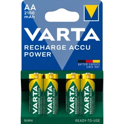 4 baterias recarregáveis NIMH LR6/AA 1,2 V Ready2Use 2100 mAh