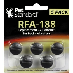 5 pilhas para coleira anti-latido RFA-188 3 V 