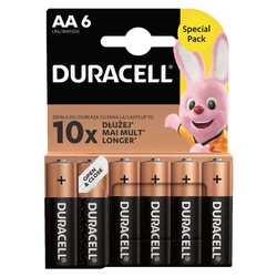 6 baterias alcalinas AA 1,5 V Basic, Duralock 