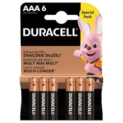 6 baterias alcalinas AAA 1,5 V Basic, Duralock, C&B 