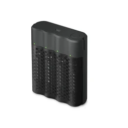 Carregador rápido USB GP P461  + 4 pilhas NiMH AA 2000 mAh Pro