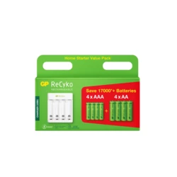 Display : Carregador E411 + 4xAA 2100mAh + 4xAAA 800mah